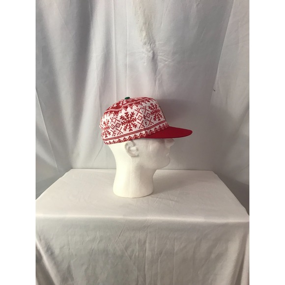 Los Angeles Angels Sowflakes ARCO Adjustable Back Flat Bill Hat/Cap - Picture 3 of 6